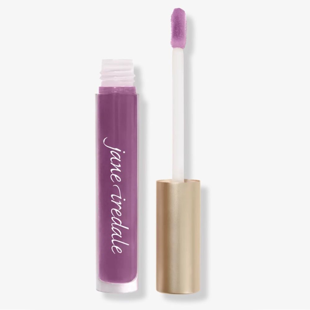 jane iredale HydroPure Hyaluronic Lip Gloss Color Tourmaline sheer cool plum